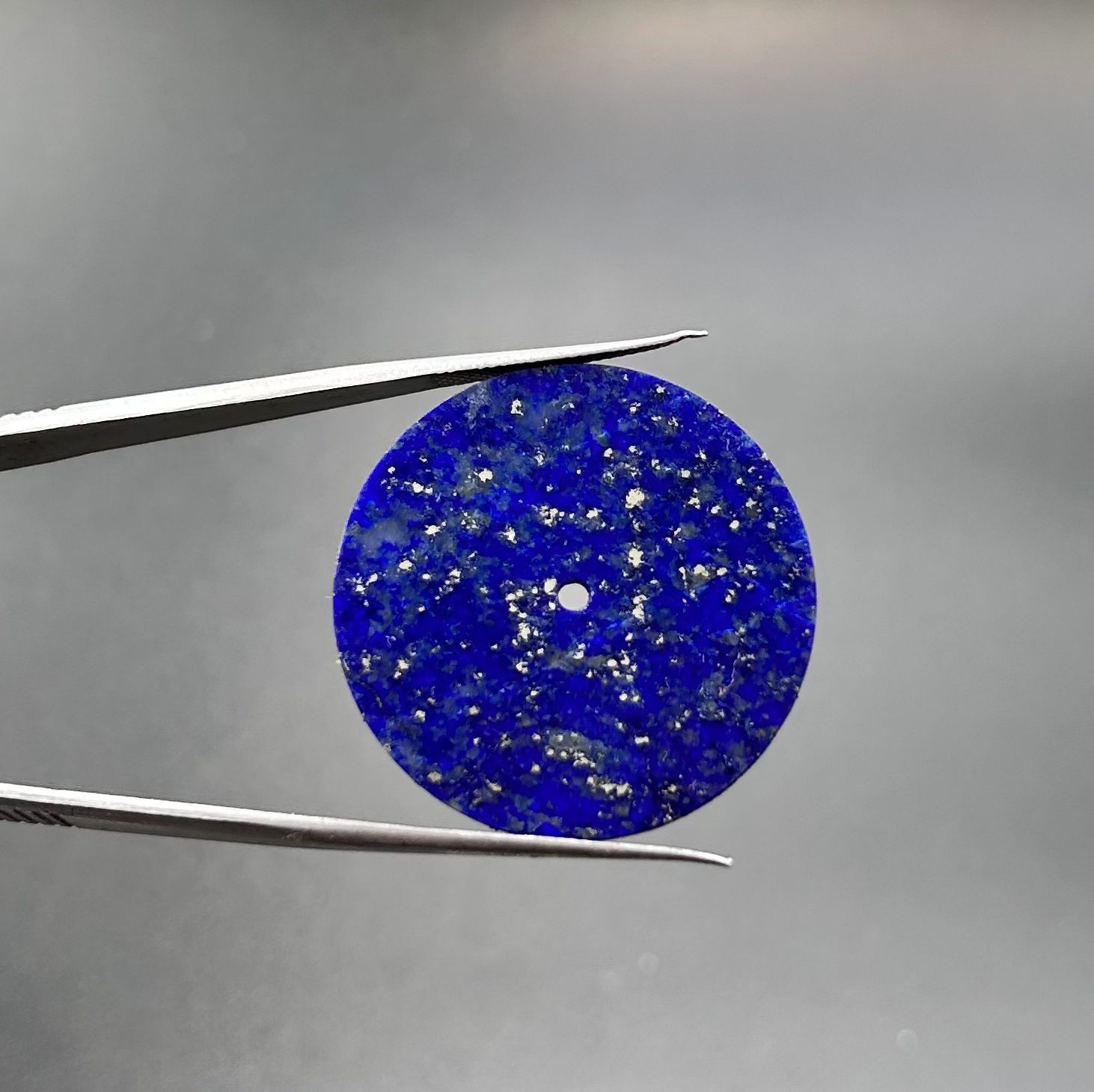 Blue Lapis lazuli Watch Dial: 33 mm Gemstone Watch dial Watch Face Flat Disk