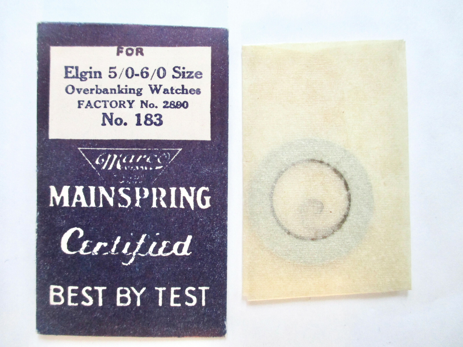 183 Spiral Loop Frame For Elgin 5/0-6/0 Size Overbanking (Barrel Spring)