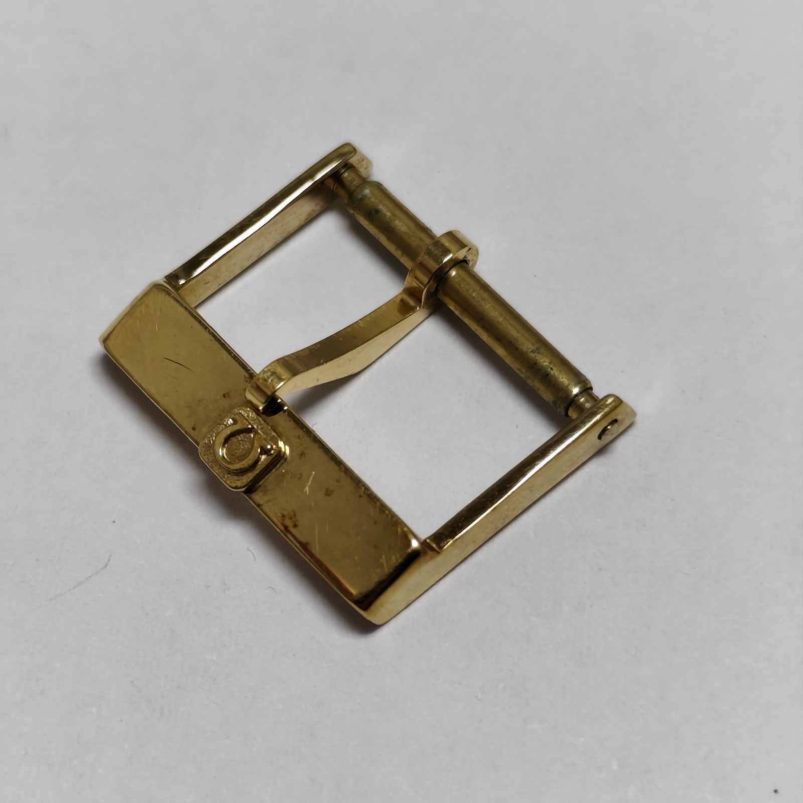 16 mm Logo Omega Vintage Buckle Watch Parts Part Gold Plated Swiss Made #y2