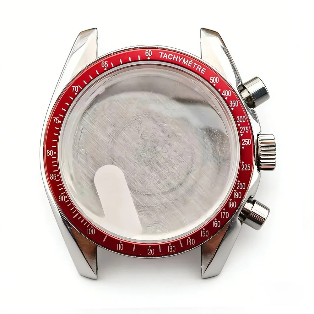 39.7mm Watch Case Men Metal VK63 VK64 Movement 20mm Strap Accessories