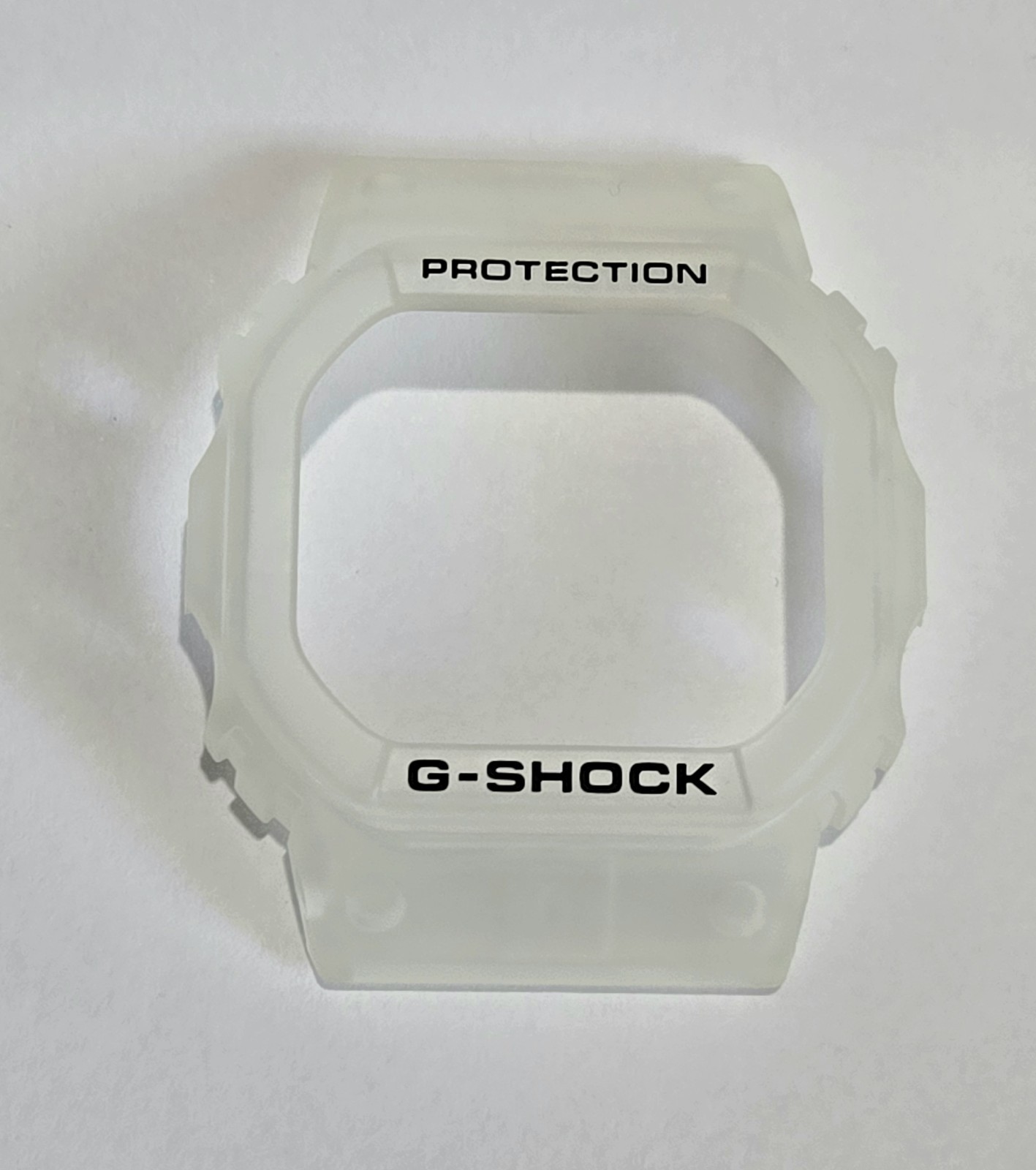 Genuine Casio Replacement BEZEL for G SHOCK DW5600LS-7 DW5600 CLEAR WHITE **