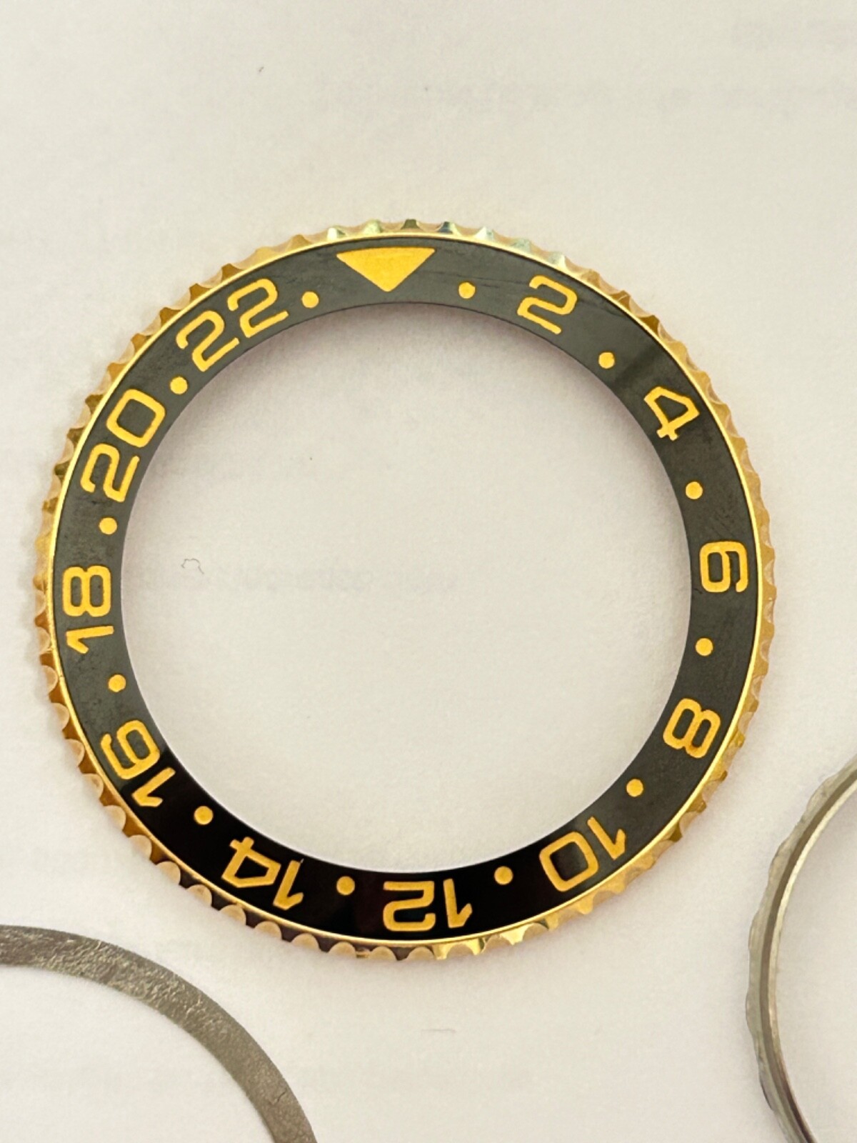 Rolex 116713LN 116718LN GMT Master II 18K Gold Ceramic Bezel complate