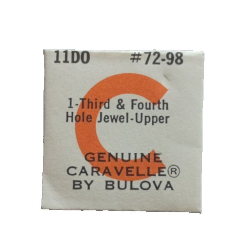 Caravelle 11DO Third & Forth Hole Jewel Upper Watch Part #72-98