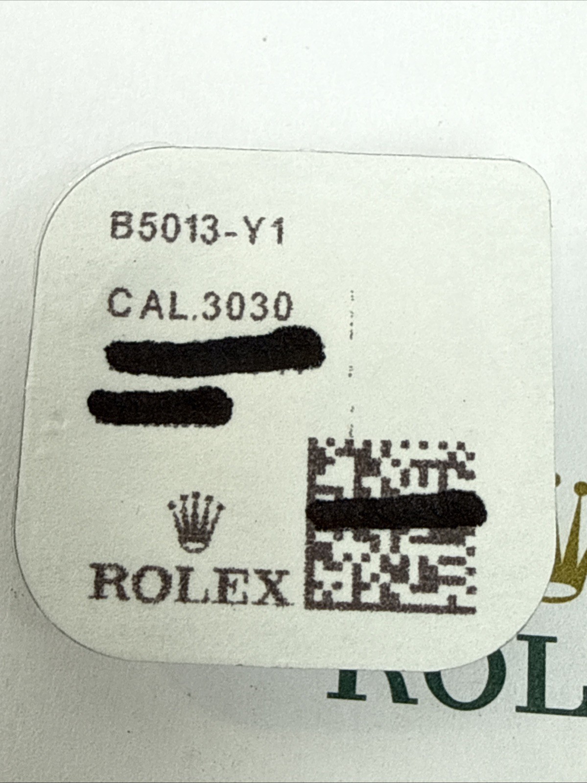 GENUINE Authentic Rolex 3035 3030 5013 Third Wheel New Factory Sealed