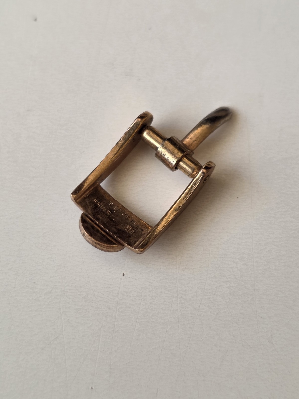 Omega Watch Buckle Lady Vintage Gold 7mm Steel Gold Watch Buckle