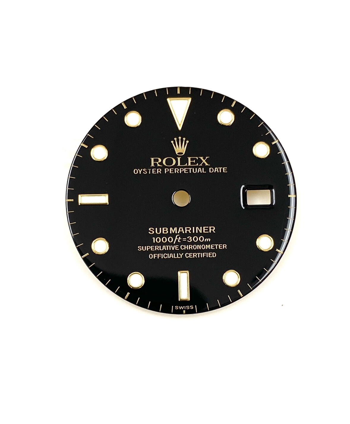 Genuine Rolex Submariner Glossy Black Dial 16800 16610 #3