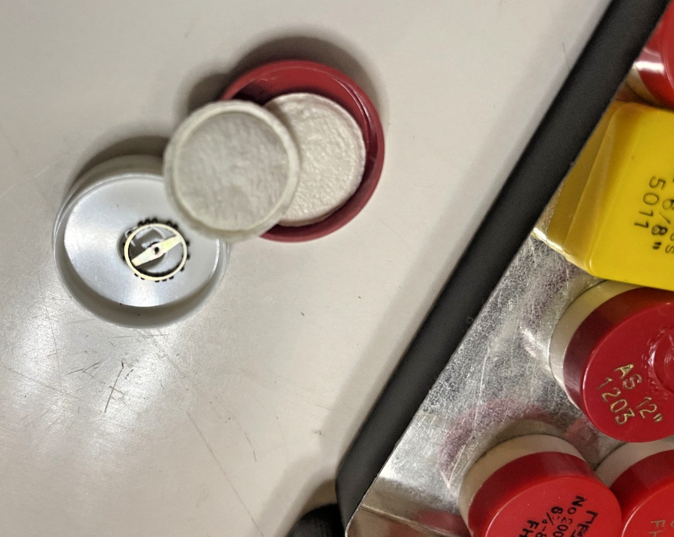 64× Vintage Watch Mainsprings Renata Progress ETA AS FHF in Tins