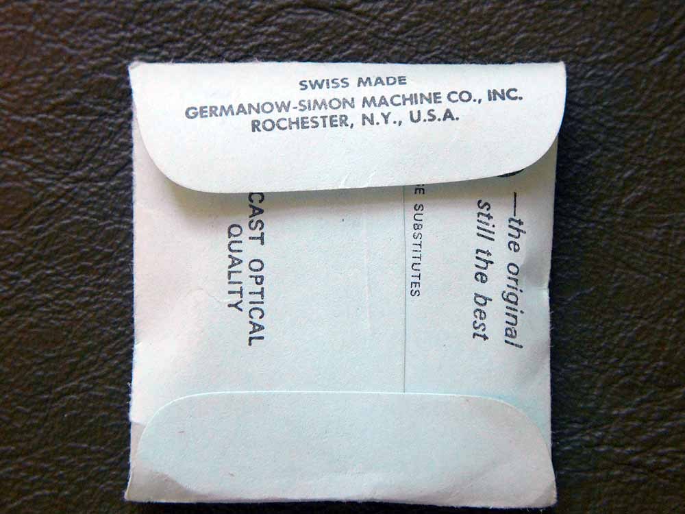 Watch Crystal Angle-Tite AT 2 Tension Rings Germanow Simon GS G-S Vintage NOS