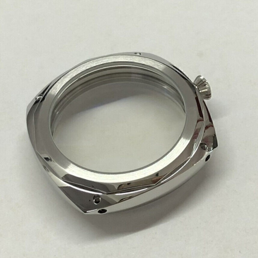 47mm Watch Case Fit For ETA6497 6498 Seagull ST3600 3621 Watch Movement