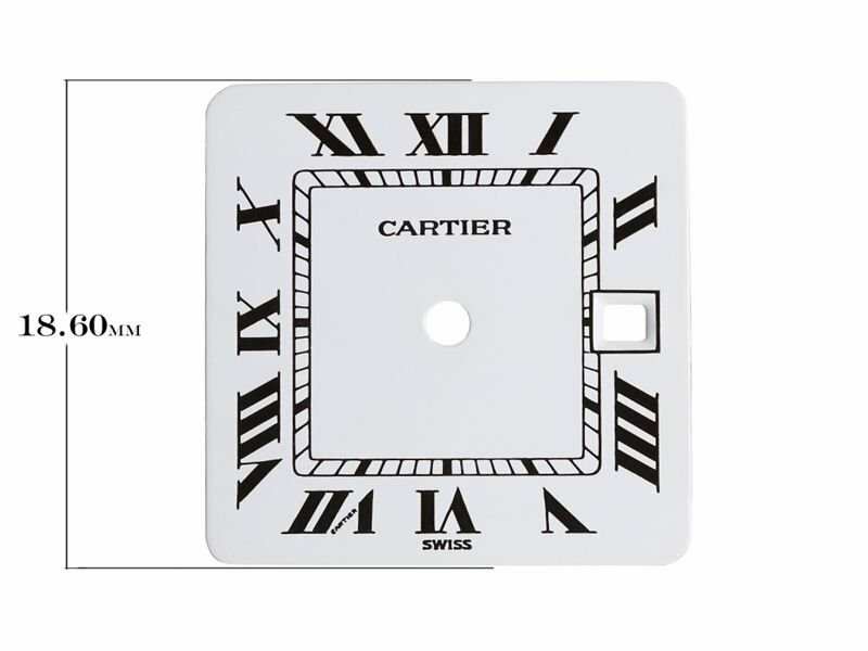 Cartier watch parts – Santos Men’s Square Automatic – White Dial