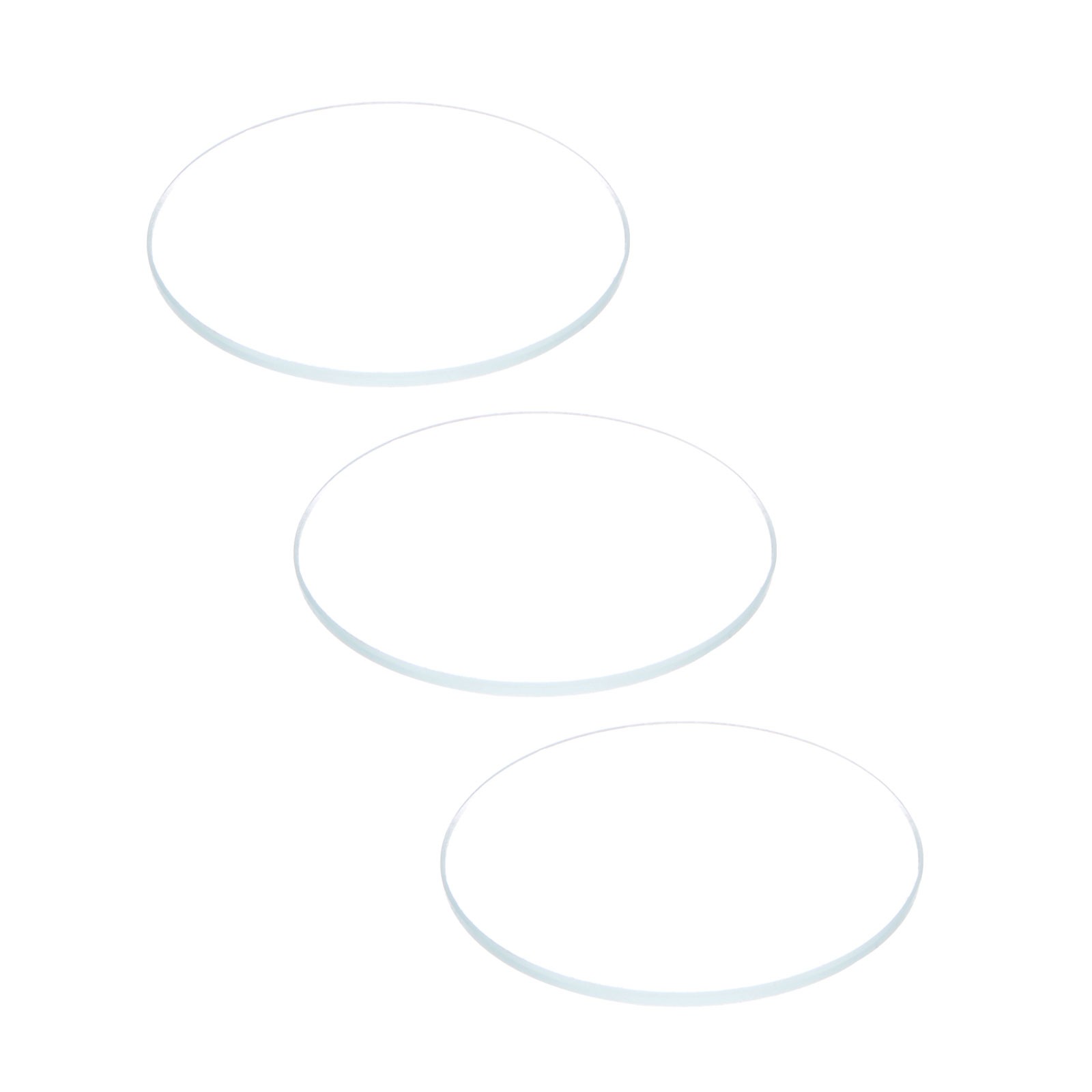 3pcs Watch Glass Crystal Lens 31mm Dia 1.1mm Thick Double Dome Watch Glass