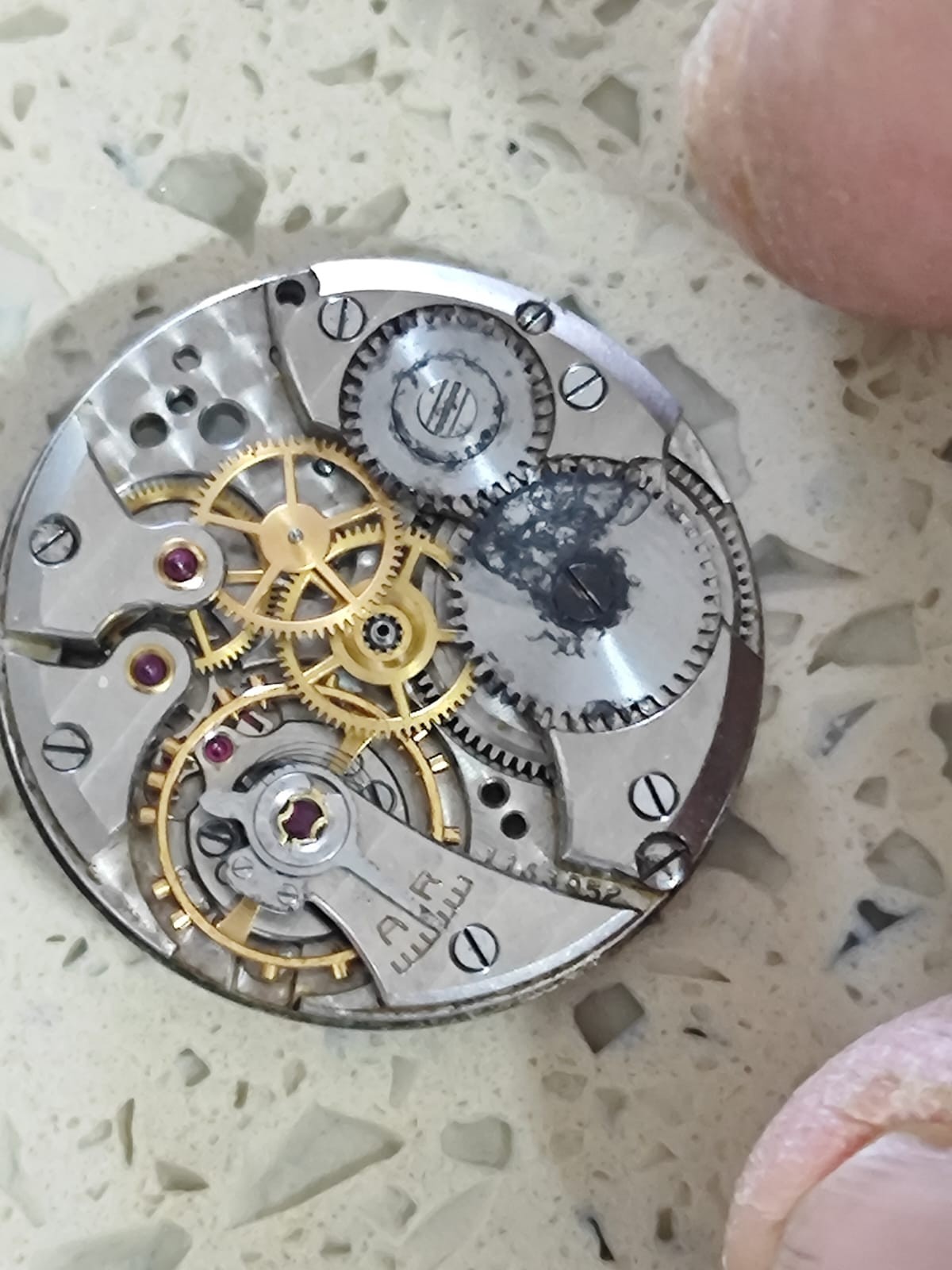 Schaffhausen IWC Cal C 89 Incomplete Movement Not Working balance Good Used K