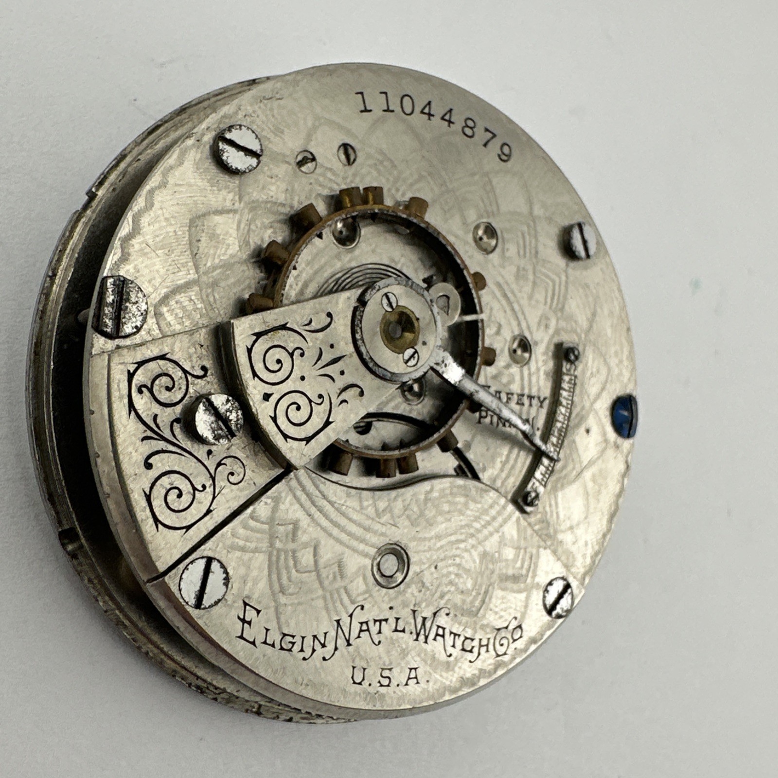 Vintage Elgin Grade 288 18s 7J OF Pocket Watch Lever Set Movement – For Repair