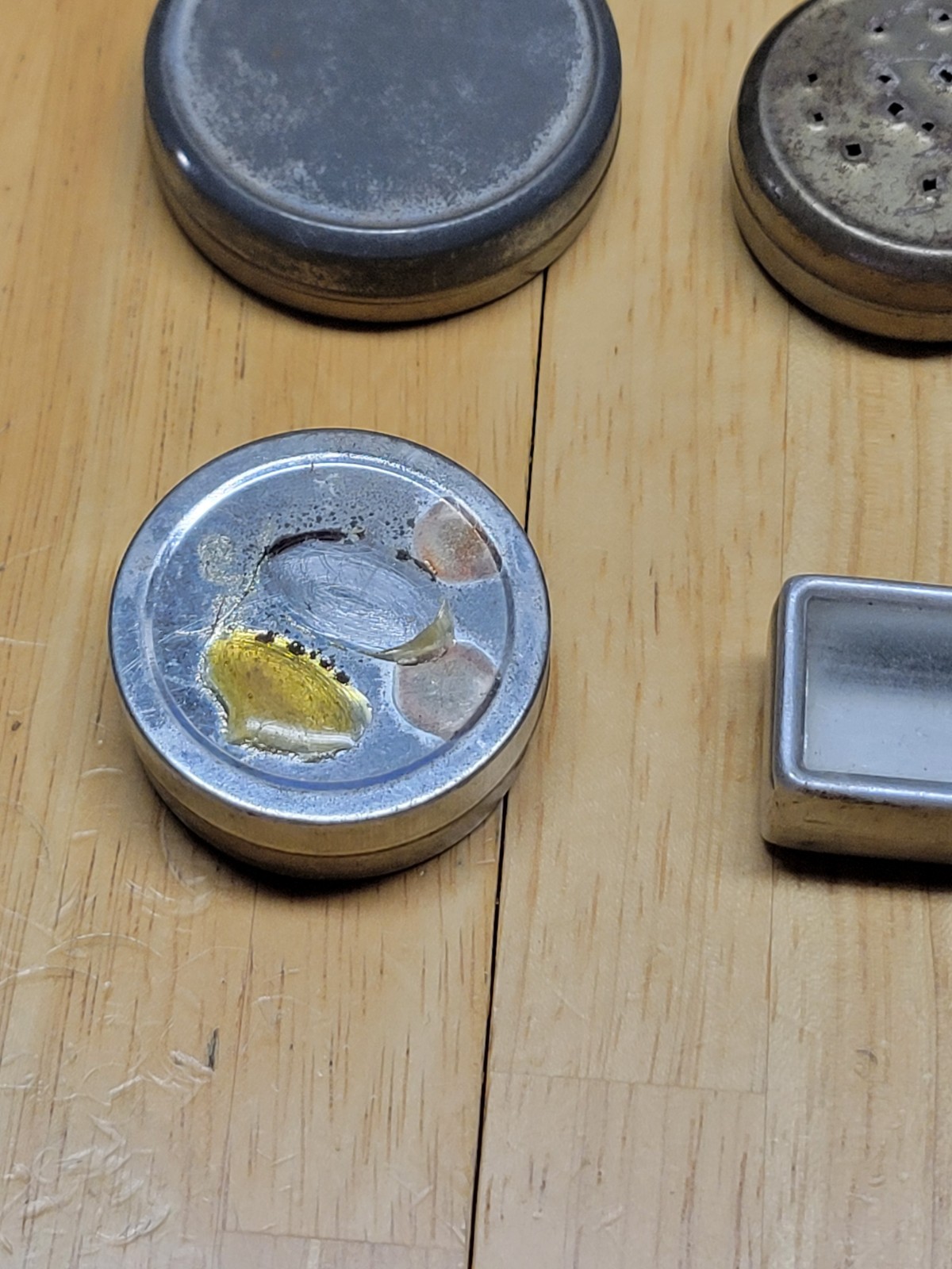 11 Watchmaker Tins for Parts or Movements Complete with Lids 2” Wide LT3