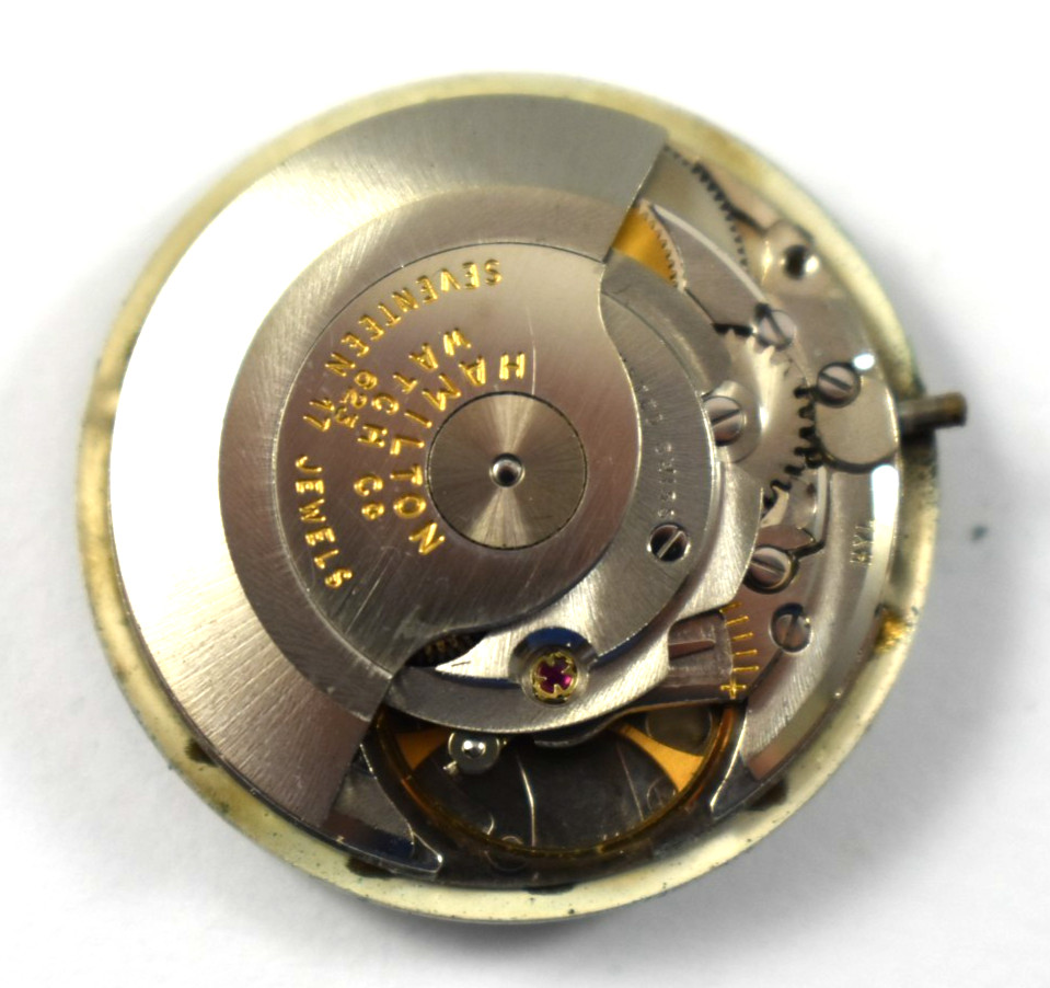 Vintage Hamilton Thin-o-Matic Automatic 17J 623 Wrist Watch Movement lot.re