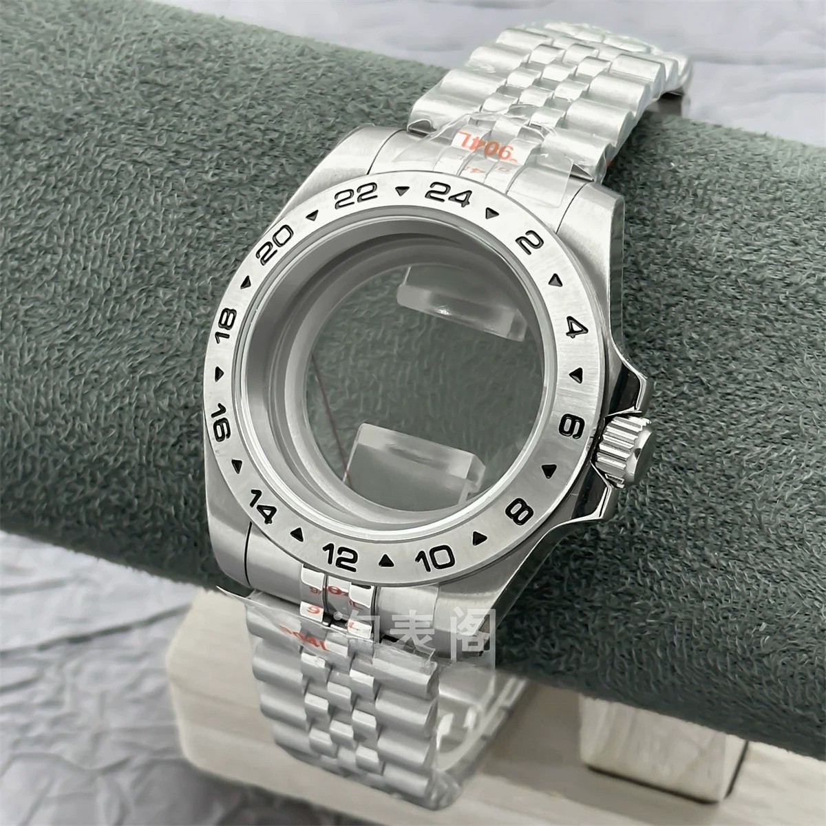 DIY Watch Part Kit for Explore II ETA 2824 40mm 42mm Watch Case + Steel Strap