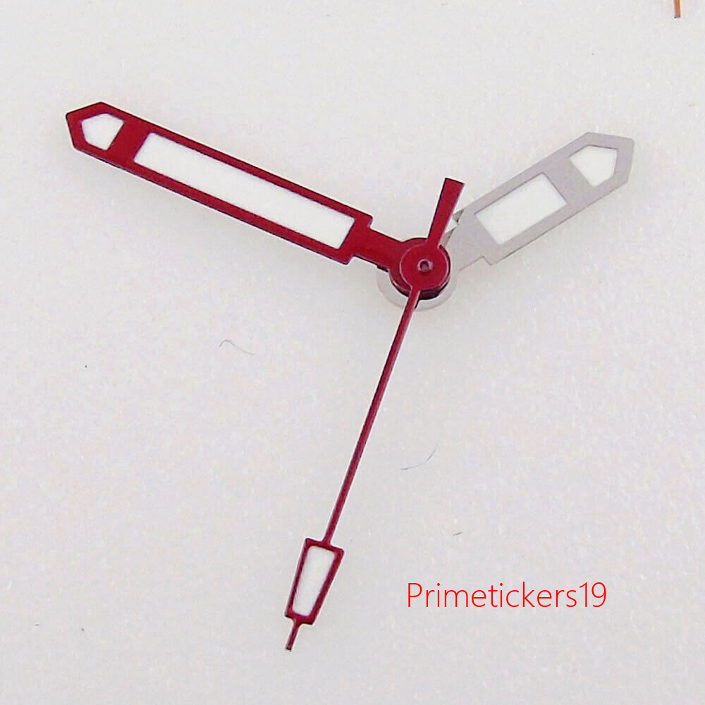 Fit NH35 NH36 Miyota82 Series Silver/Blue/Orange/Red Watch Hands Green Luminous