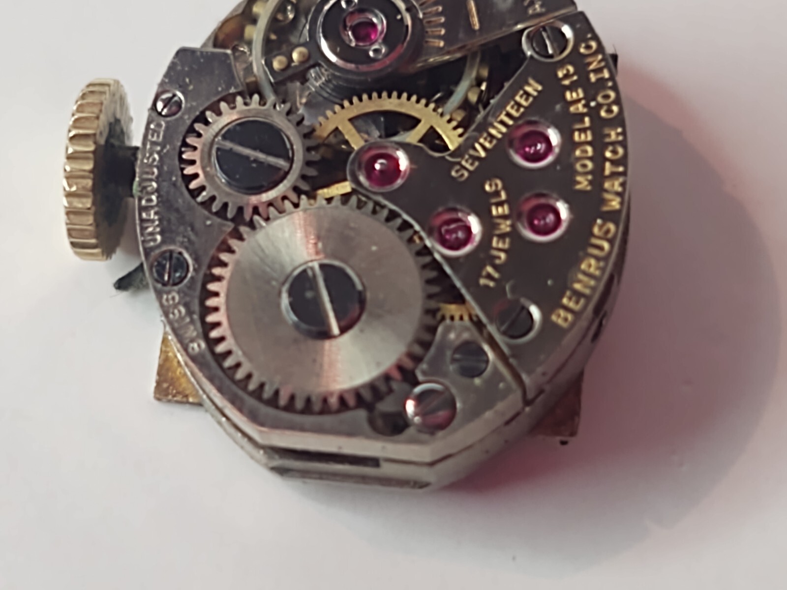 Benrus Swiss Watch 17 Jewel 10K Gold Filled The Spirit of Paris Band Vintage