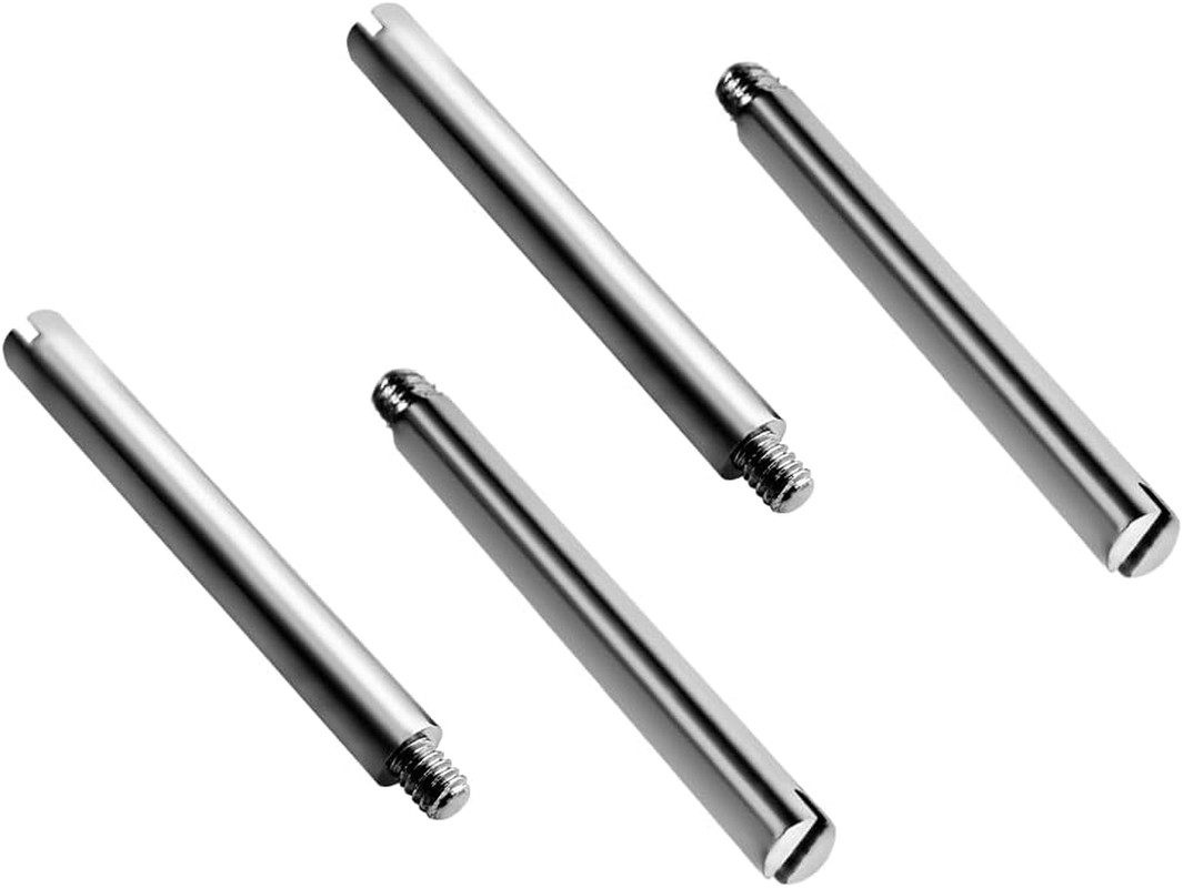4 Pcs Screws Link Pins Tube Replacement for ROLEX Watch Strap Stainless Steel