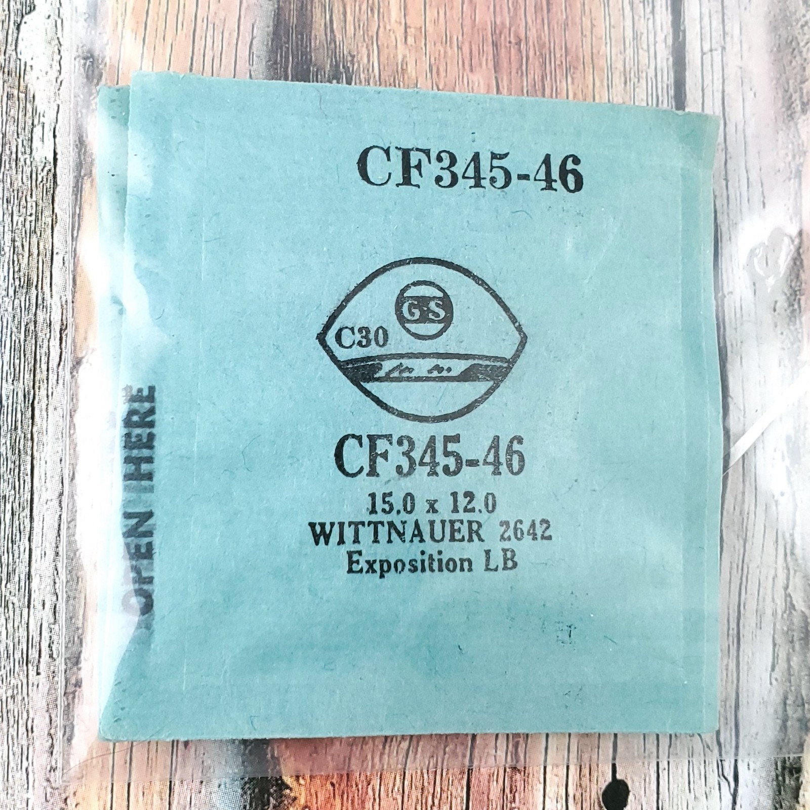 Vintage GS CF345-46 Wittnauer Exposition. 15.0 x 12.0