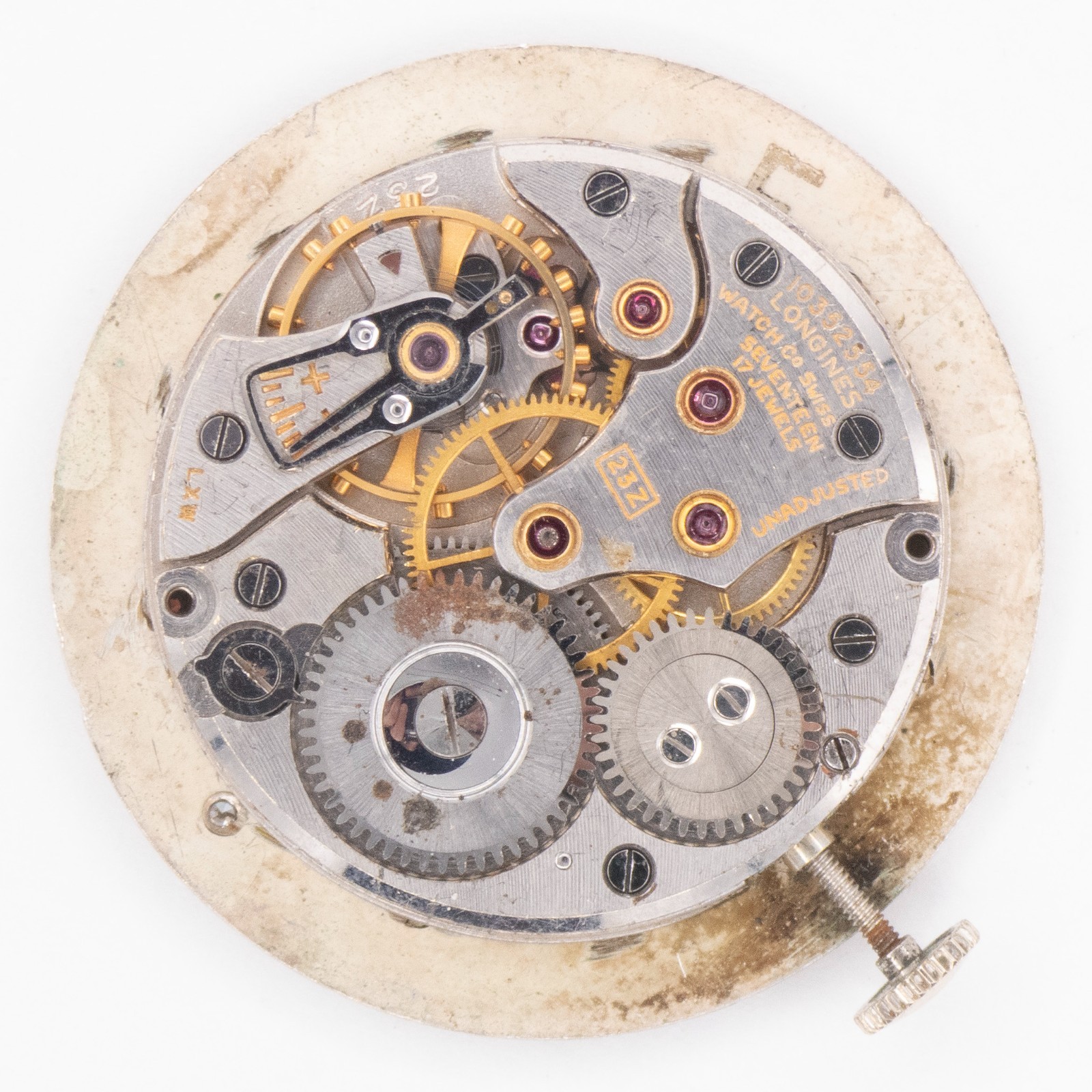 Vintage Longines Caliber 23Z 17-Jewel Wristwatch Movement