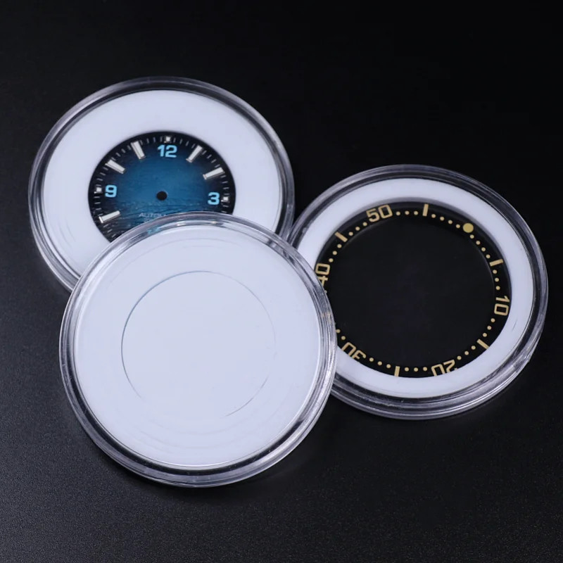 Acrylic Watch Dial Storage Box 28.5mm Organizer Case 38mm Bezel Holder