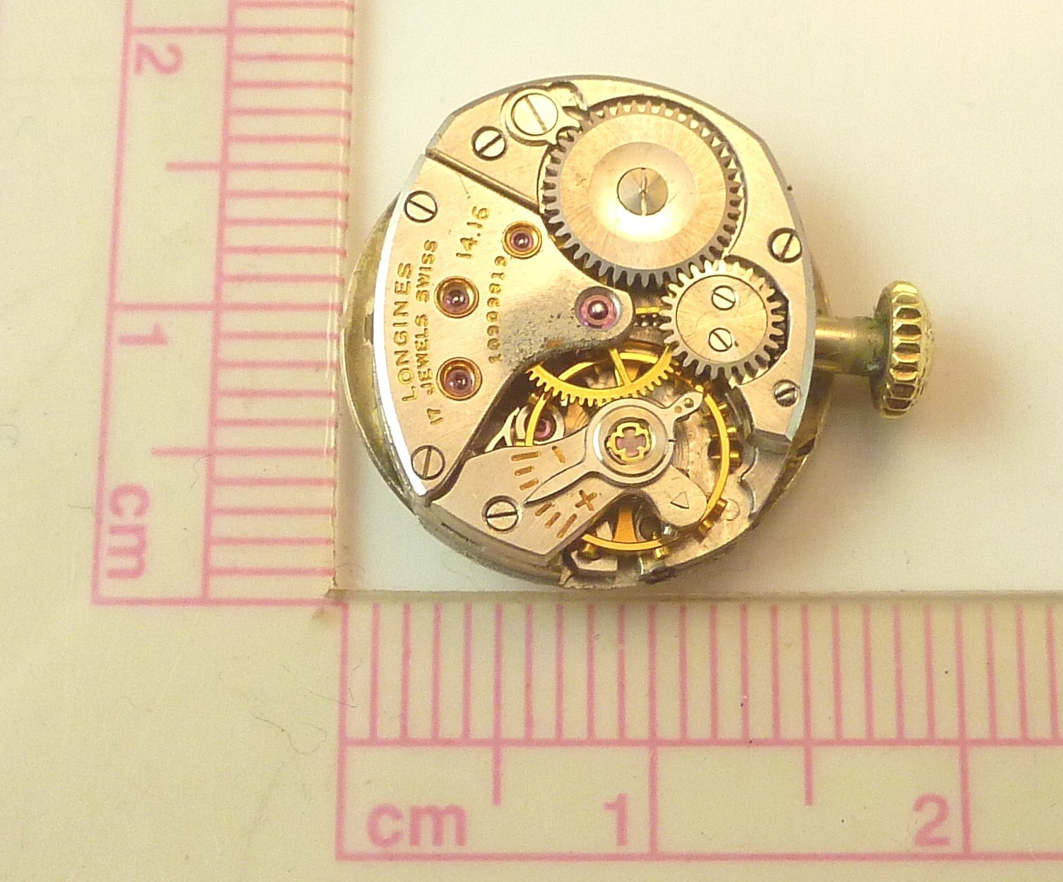 Longines 14.16 Wristwatch Movement – Parts / Repair