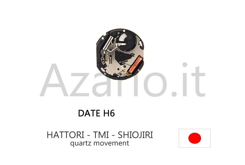 HATTORI VX12 quartz movement date 6 movement quartz Shiojiri TMI watch Japan