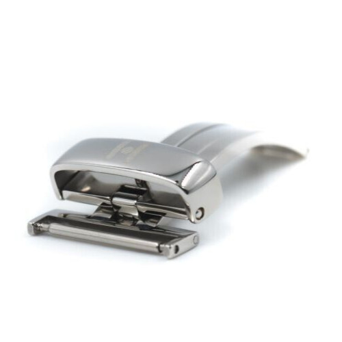 Hirsch Deployant Deployment Buckle Plus Folding Clasp Stainless Steel 22mm