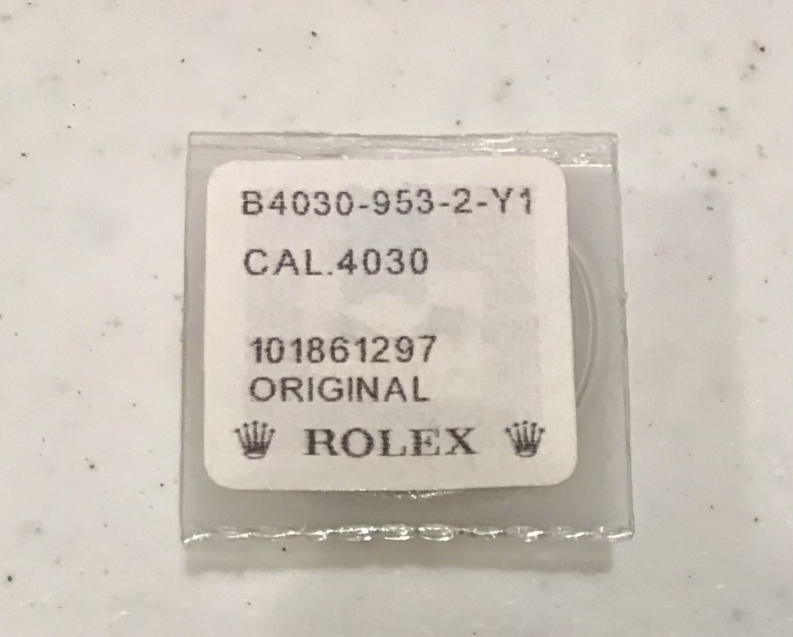 Rolex Calibre 4030 Pusher Extension, Short 4030-953-2 – New Sealed Package