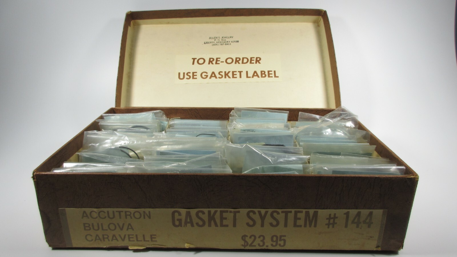 Bulova Accutron Caravelle NOS OEM Original Case-Back Gaskets Choose-Your-Part #