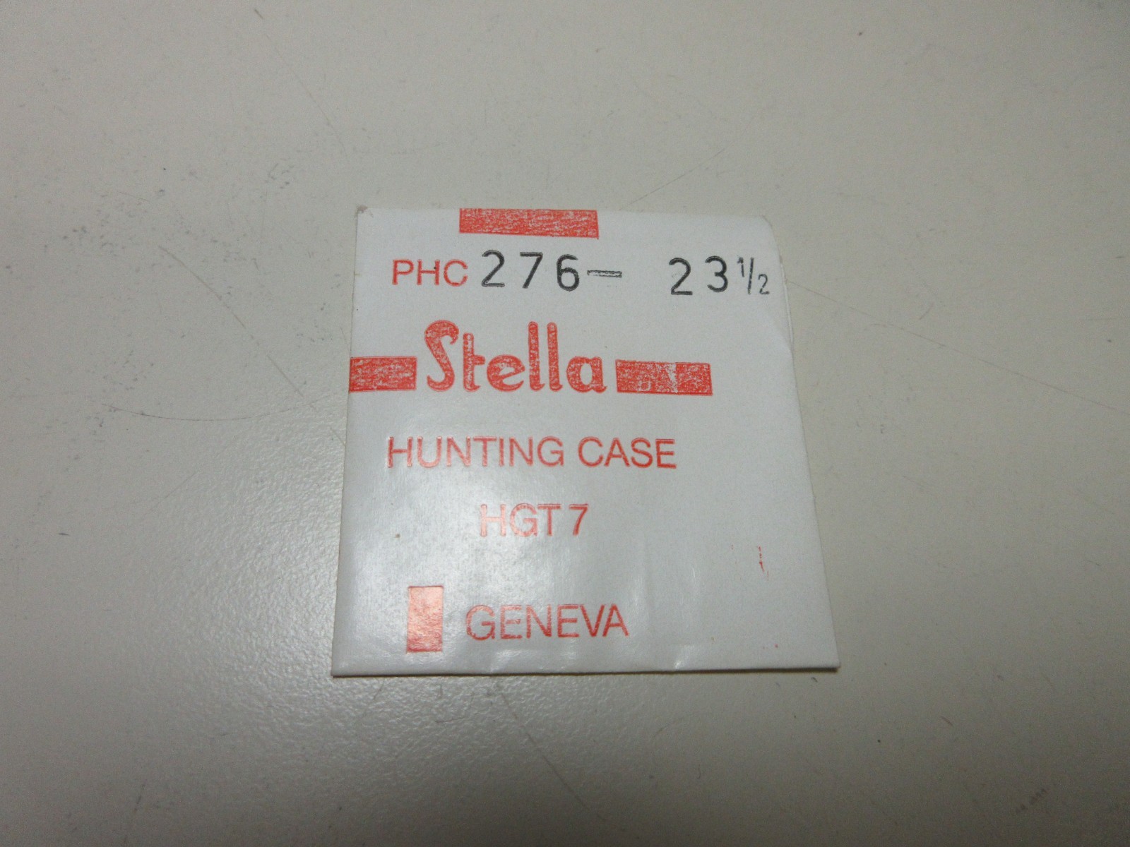 STELLA ROUND WATCH CRYSTAL PHC 276 – 23 1/2 HUNTING CASE REPLACEMENT PART #381