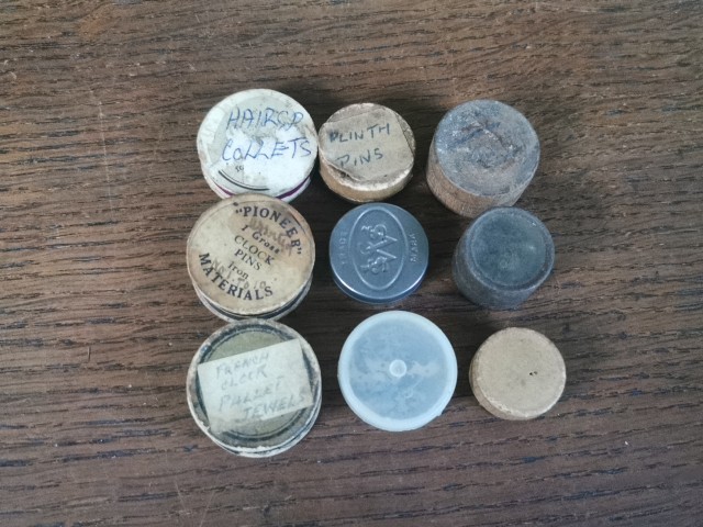 Pocket Watch Parts, Bouchons, Bolt Springs, Wheels Etc Watchmaker #T231