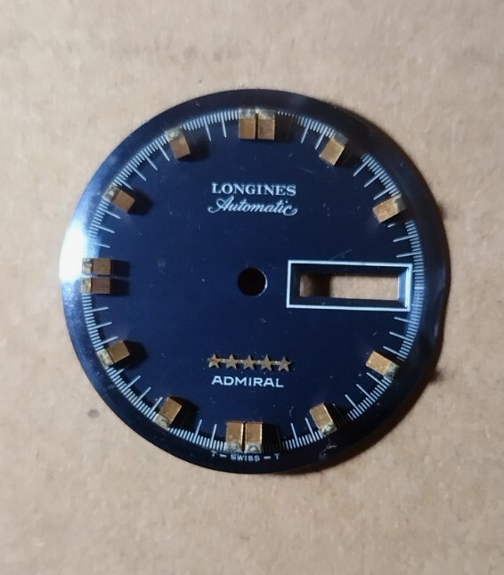 Longines Wristwatch Dial Admral automatic Vintage 30.6mm
