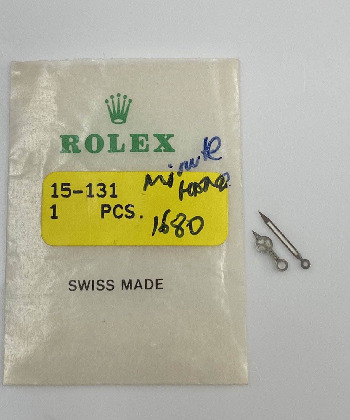 Genuine Rolex Submariner 5512 5513 1675 1680 Cal. 1570 Luminous White Gold Hands