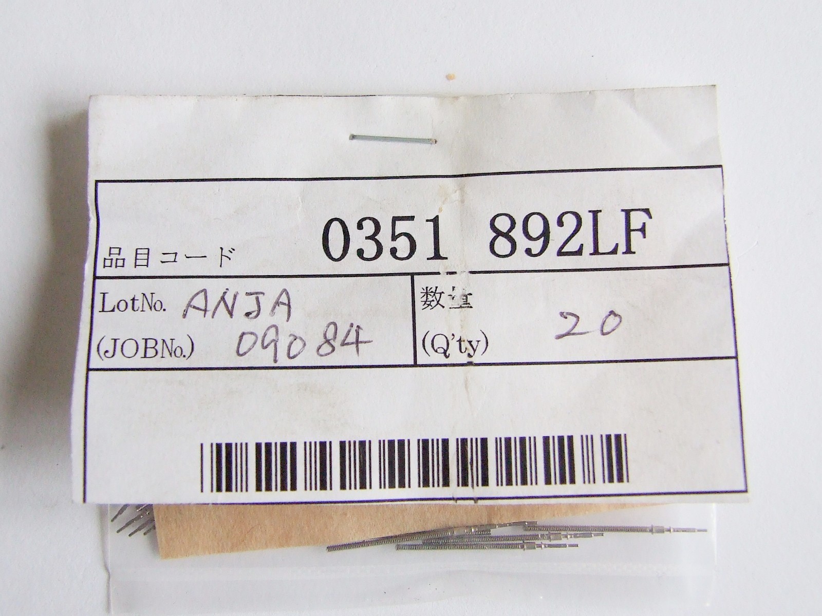 20 x Seiko 351-892LF watch stems V157A. V158A. 7N22.7N23. New old stock