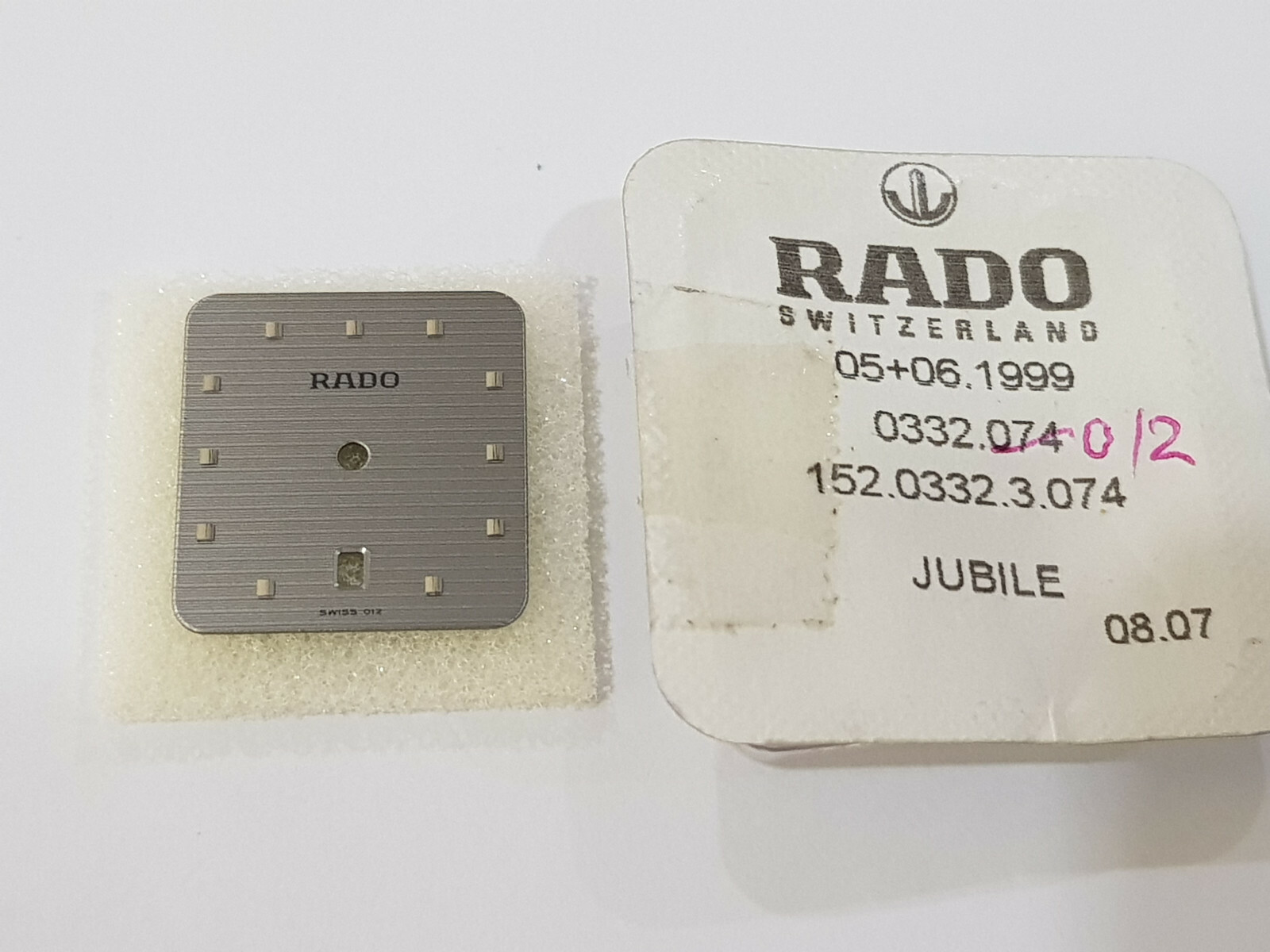 NOS Dial Rado Diastar Men’s Watch Rado Sintra 152.0332.3