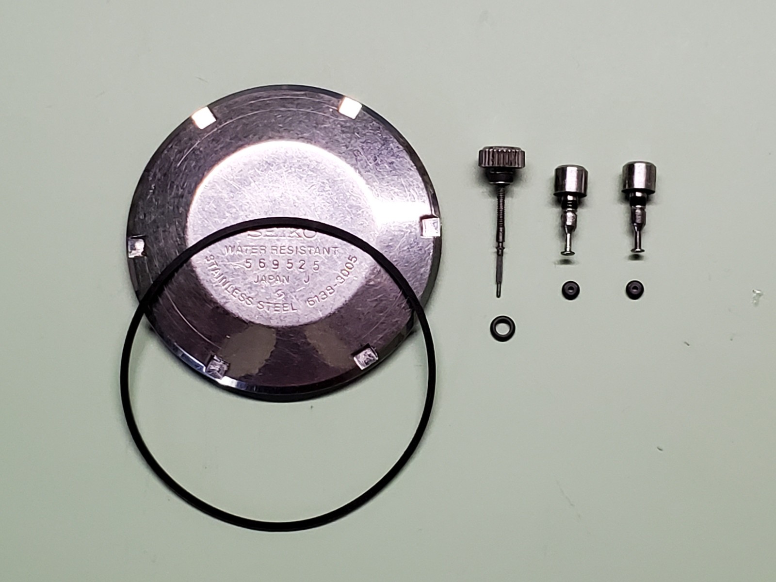 6138-3000 + 6138-3005 Gasket-Set for your Seiko JUMBO Chronograph