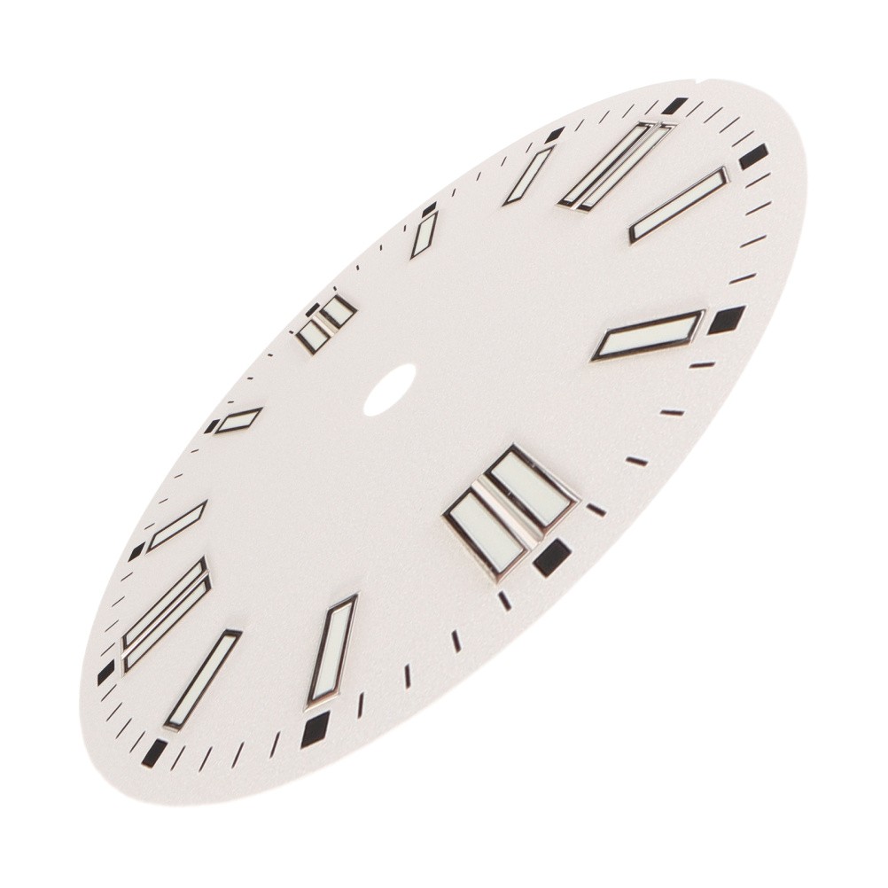 Luminous Wrist Watch Dial For Movement – 1.1 Inch Round Green Replacement Watch