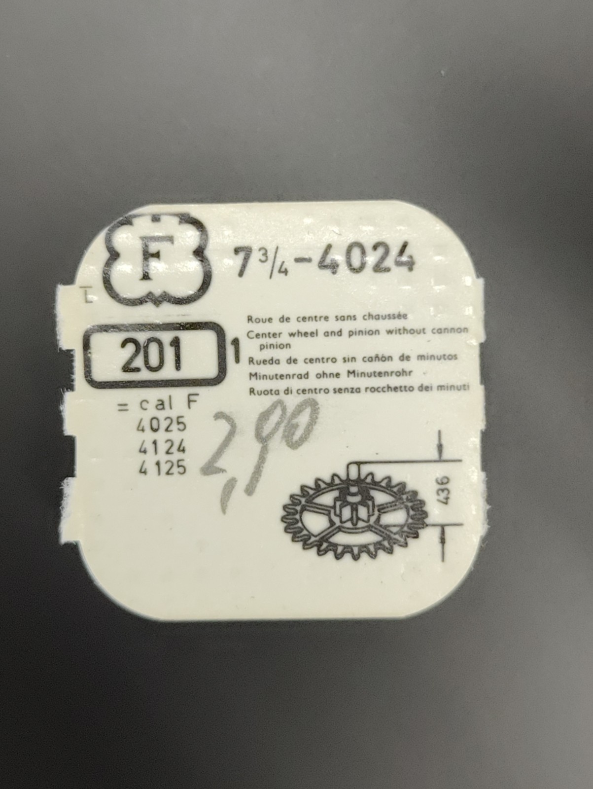NOS Felsa F 4024 201 Center Wheel 7-3/4″‘