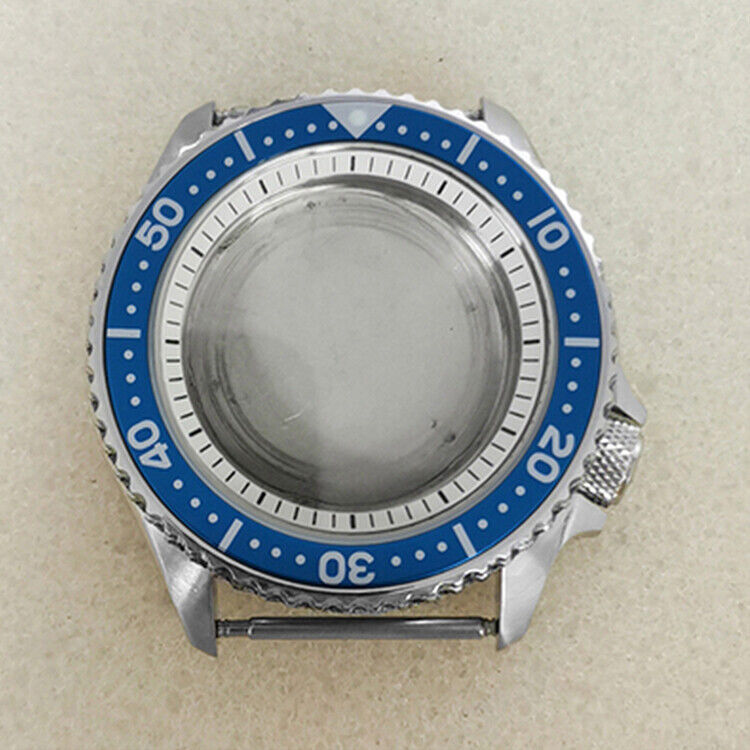 42MM Aluminum Bezel Sapphire Watch Case for NH35/NH36/4R36 SKX007 Watch Movement