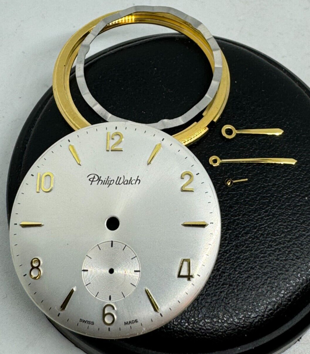 Philip Watch Original Spare Parts Dial Hands Peseux 7001