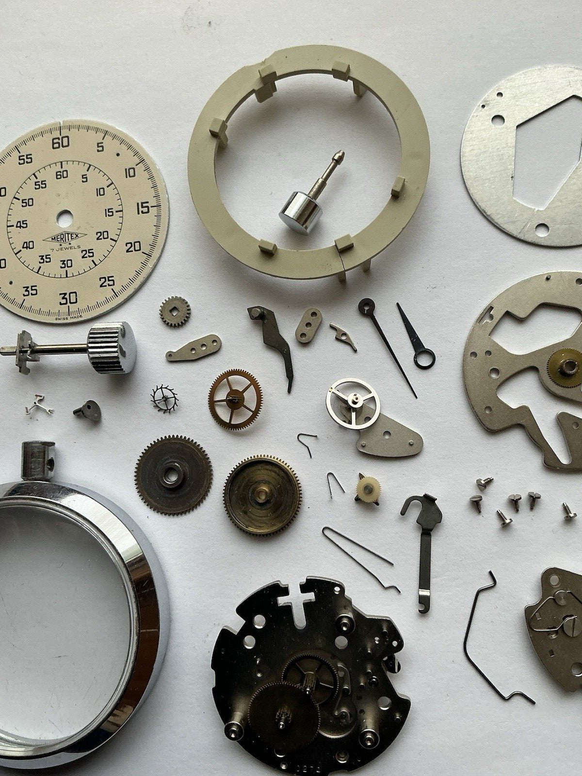 Lemania 6100 Timer / Meritex / 7 Jewel Spare Parts
