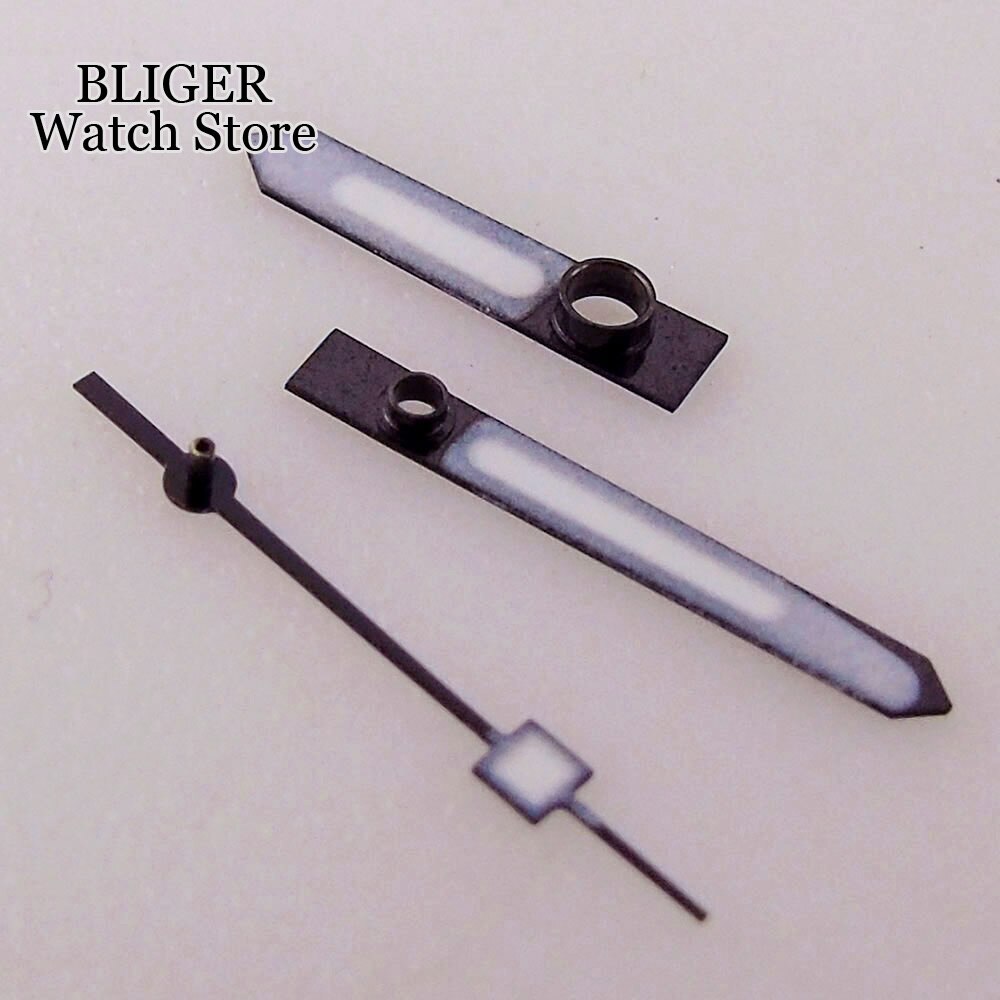 Luminous Black Orange Watch Hand Needles fit NH35A NH36A 7S26 ETA 2824 PT5000