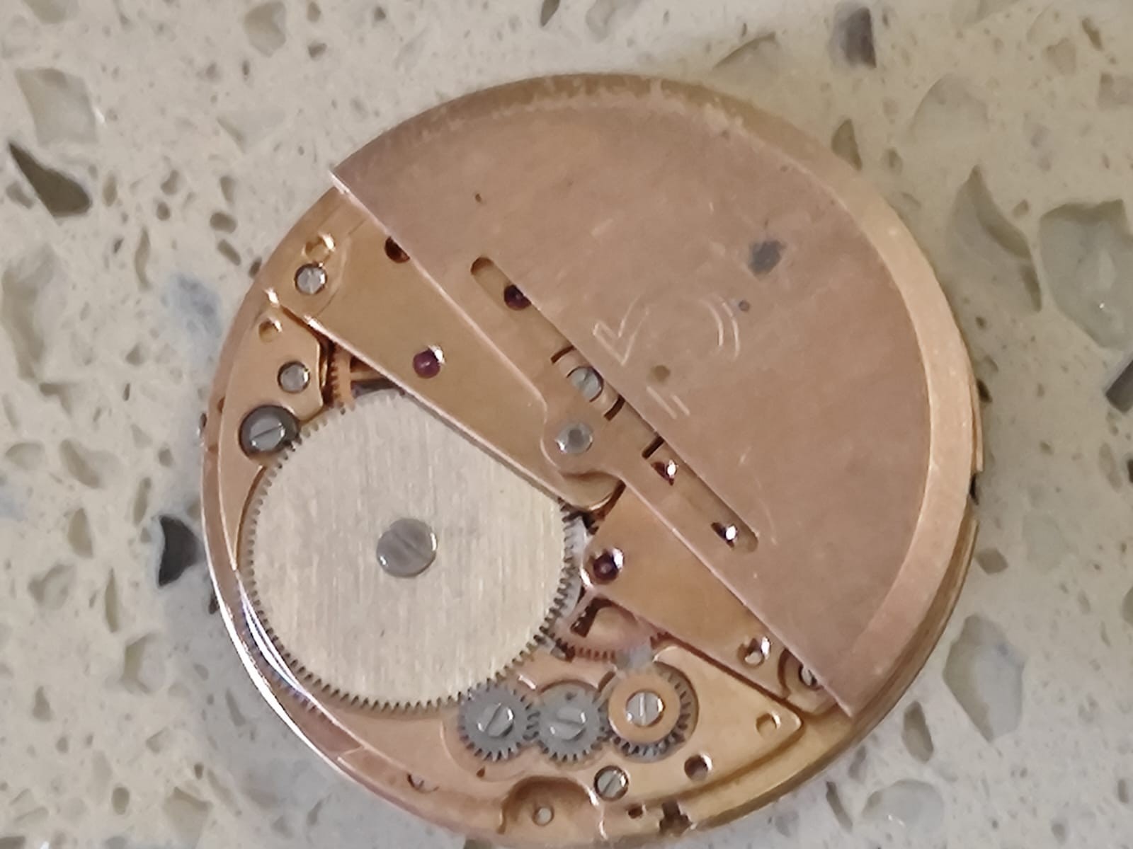Vintage Omega 1012 Incomplete Movment Not Working parts fit for omega 1020