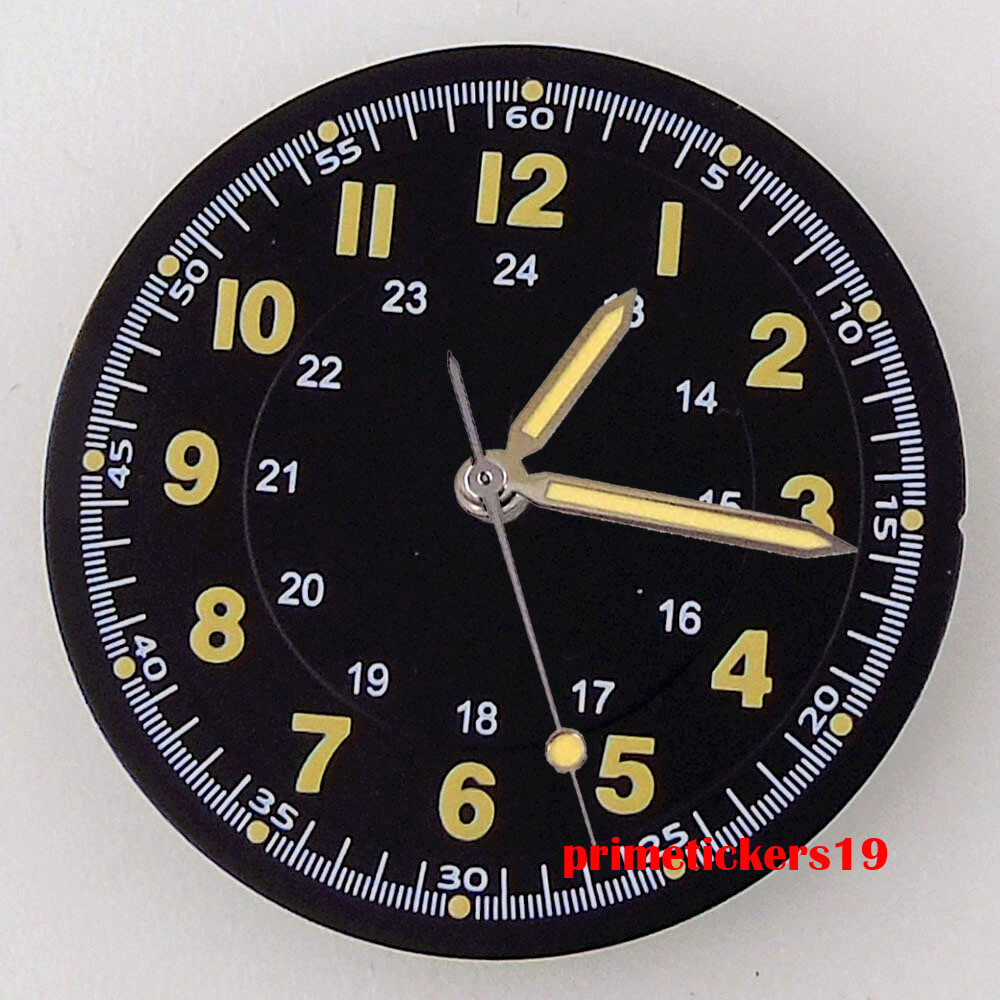 29mm Multicolor Watch Dial Hands Set Luminous Fit NH35 NH36 ETA2824 PT5000 Movt