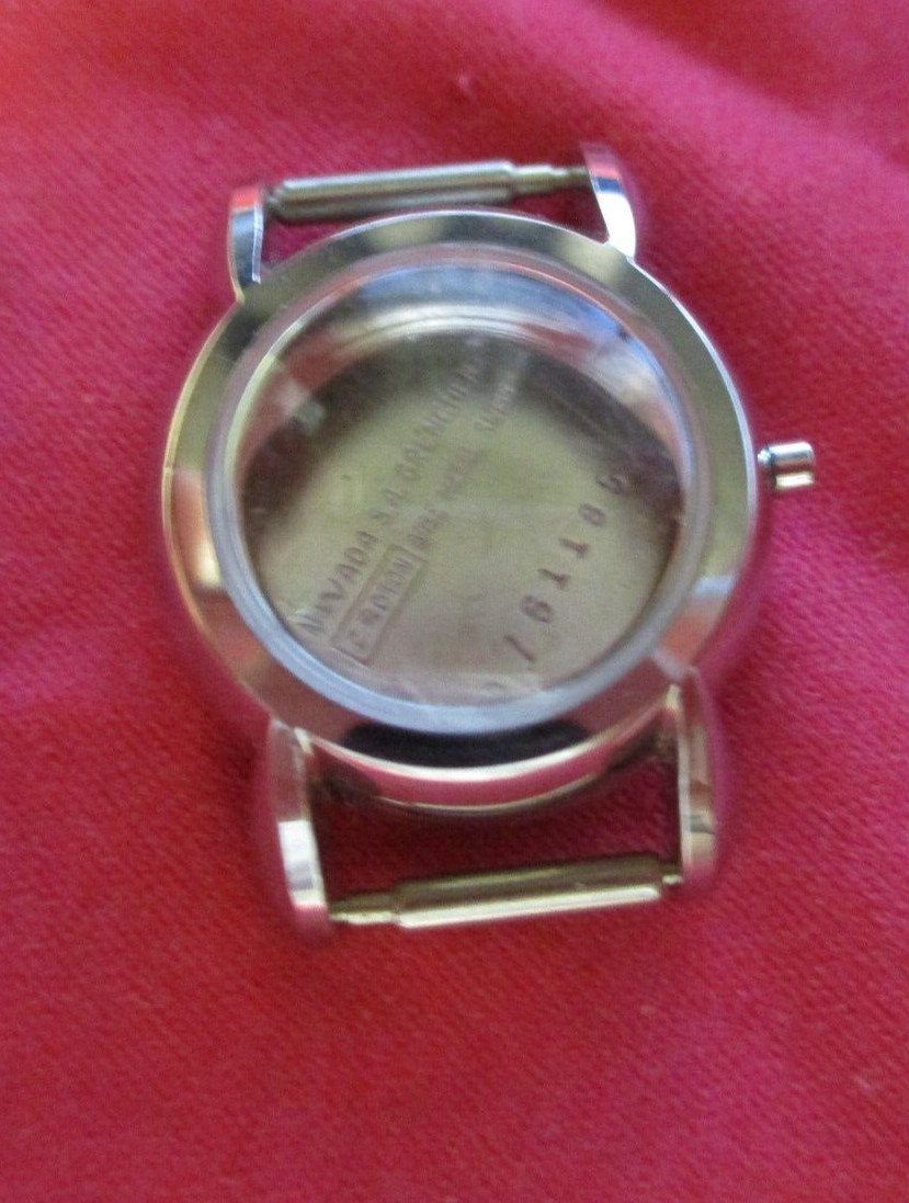 CROTON NIVADA SA GRENCHEN Watch Industry Sample NOS Swiss Case Crystal ScrewBack