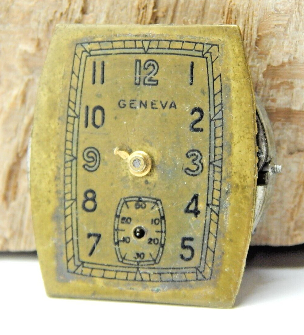Vintage Geneva Luber 15 jewel 2 adjustment men’s wrist watch movement