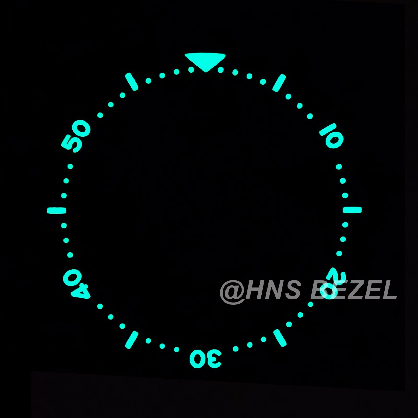 BLACK CERAMIC BEZEL INSERT FOR SEIKO 6105 8110 7002 6309 7S26 0020 SKX007 LUME
