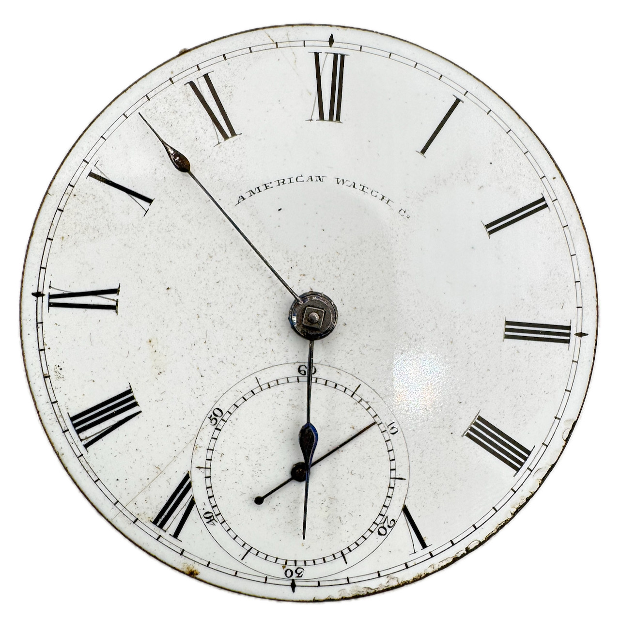 Antique 18s 1865 Waltham Civil War Key Wind Pocket Watch Movement P.S. Bartlett